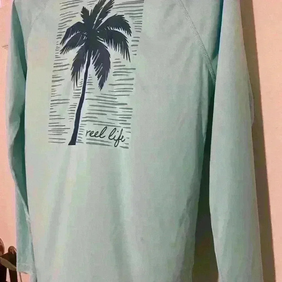 Reel Life Long Sleeve UV‎ Tee Sz M - Picture 2 of 10